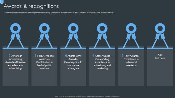 Digital Ad Marketing Services Company Profile Awards And Recognitions Pictures PDF Digital Ad Marketing Services Company Profile Awards And Recognitions Pictures PDF