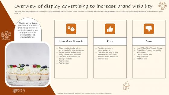 Digital Advertising Plan For Bakery Business Overview Of Display Advertising Themes PDF