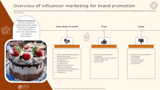 Digital Advertising Plan For Bakery Business Overview Of Influencer Marketing Themes PDF