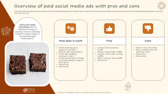 Digital Advertising Plan For Bakery Business Overview Of Paid Social Media Introduction PDF