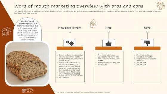 Digital Advertising Plan For Bakery Business Word Of Mouth Marketing Overview Pictures PDF Digital Advertising Plan For Bakery Business Word Of Mouth Marketing Overview Pictures PDF