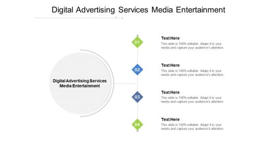 Digital Advertising Services Media Entertainment Ppt PowerPoint Presentation File Inspiration Cpb Pdf