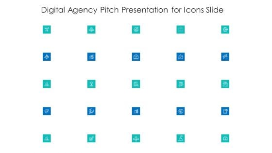 Digital Agency Pitch Presentation Digital Agency Pitch Presentation For Icons Slide Information PDF