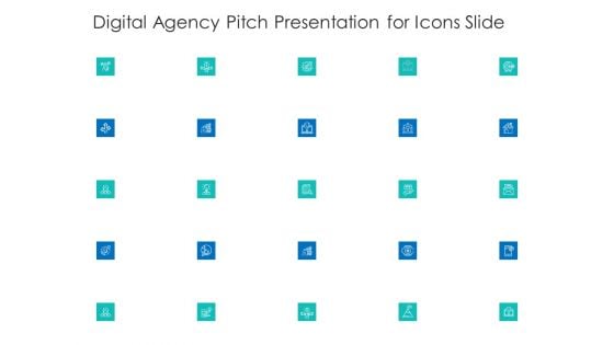 Digital Agency Pitch Presentation Digital Agency Pitch Presentation For Icons Slide Information PDF