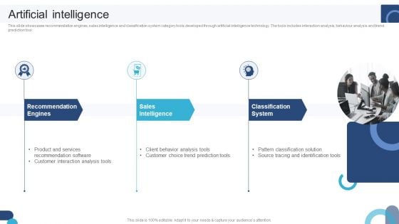 Digital Application Software Development Business Profile Artificial Intelligence Pictures PDF