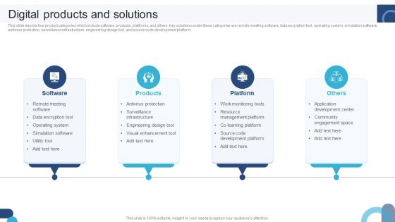 Digital Application Software Development Business Profile Digital Products And Solutions Formats PDF Digital Application Software Development Business Profile Digital Products And Solutions Formats PDF