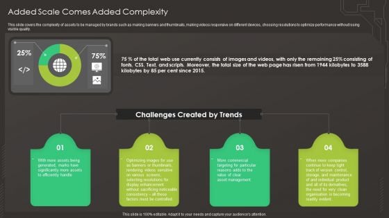 Digital Asset Management In Visual World Added Scale Comes Added Complexity Graphics PDF