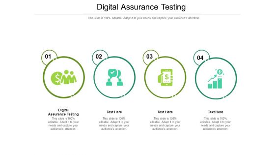 Digital Assurance Testing Ppt PowerPoint Presentation Gallery Model Cpb Pdf