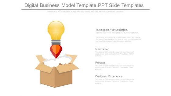 Digital Business Model Template Ppt Slide Templates