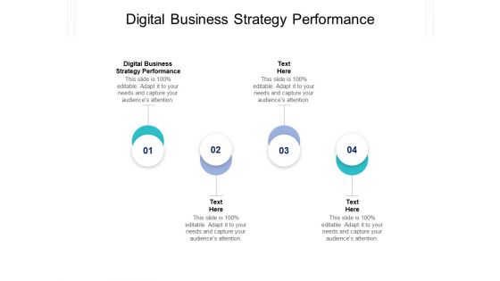 Digital Business Strategy Performance Ppt PowerPoint Presentation File Demonstration Cpb Pdf