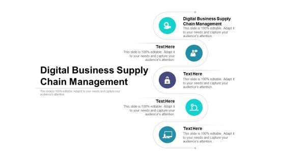 Digital Business Supply Chain Management Ppt PowerPoint Presentation Icon Grid Cpb Pdf