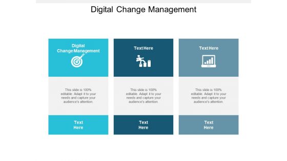 Digital Change Management Ppt PowerPoint Presentation Infographics Brochure Cpb