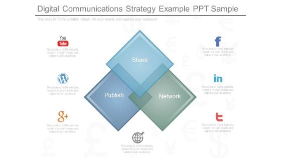 Digital Communications Strategy Example Ppt Sample