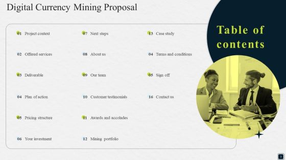 Digital Currency Mining Proposal Ppt PowerPoint Presentation Complete Deck With Slides