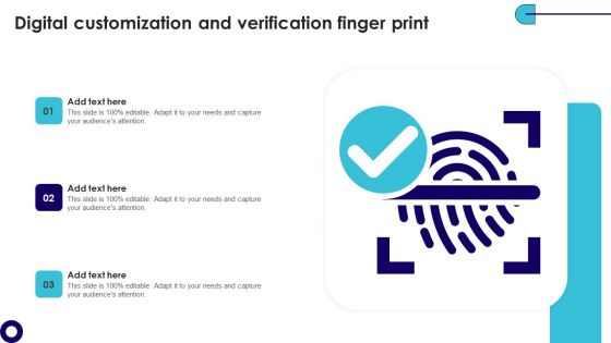 Digital Customization And Verification Finger Print Professional PDF