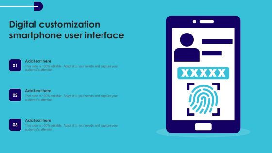 Digital Customization Smartphone User Interface Template PDF