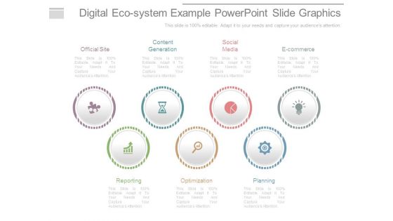 Digital Eco System Example Powerpoint Slide Graphics