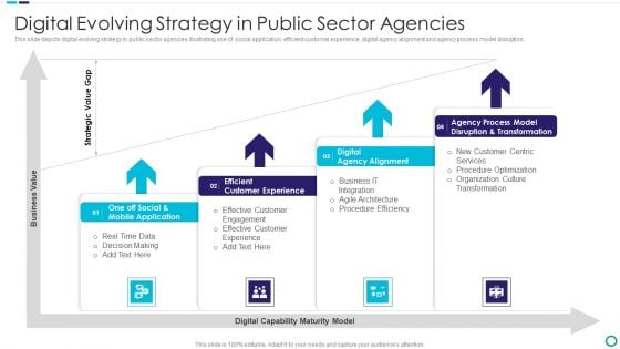 Digital Evolving Strategy In Public Sector Agencies Structure PDF