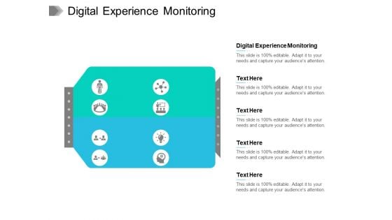 Digital Experience Monitoring Ppt PowerPoint Presentation Layouts Model Cpb Pdf