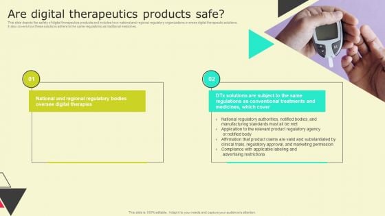 Digital Health Interventions Are Digital Therapeutics Products Safe Themes PDF