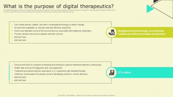 Digital Health Interventions What Is The Purpose Of Digital Therapeutics Template PDF Digital Health Interventions What Is The Purpose Of Digital Therapeutics Template PDF
