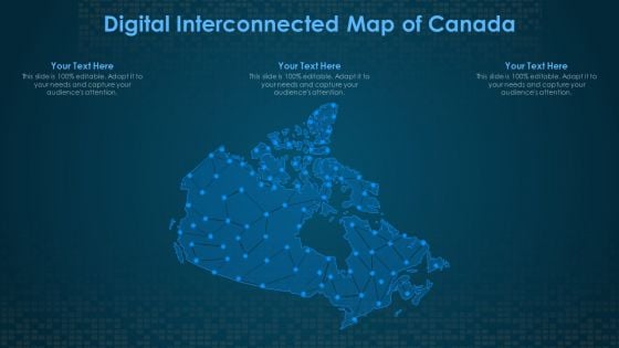 Digital Interconnected Map Of Canada Template PDF Digital Interconnected Map Of Canada Template PDF
