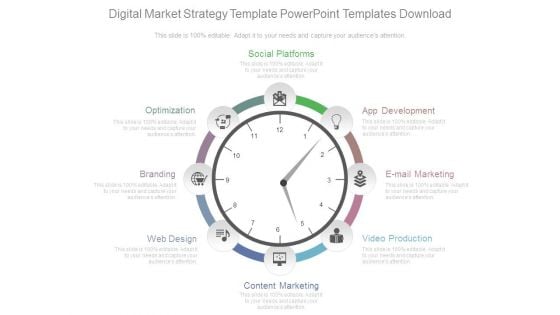 Digital Market Strategy Template Powerpoint Templates Download