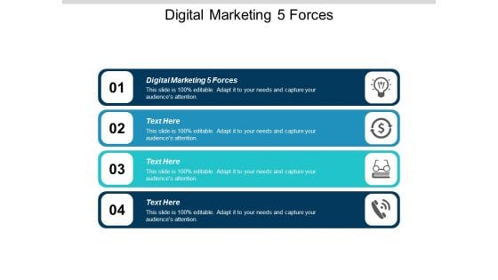 Digital Marketing 5 Forces Ppt Powerpoint Presentation File Brochure Cpb Digital Marketing 5 Forces Ppt Powerpoint Presentation File Brochure Cpb