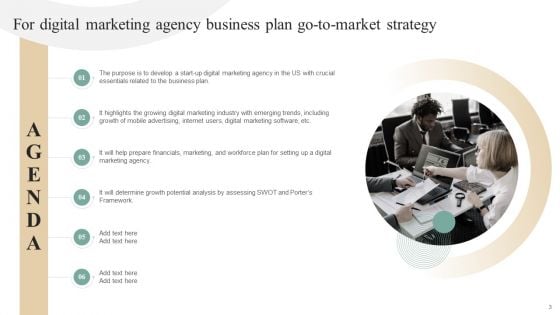 Digital Marketing Agency Business Plan Go To Market Strategy