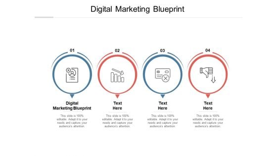 Digital Marketing Blueprint Ppt PowerPoint Presentation Gallery Infographics Cpb