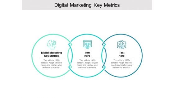 Digital Marketing Key Metrics Ppt PowerPoint Presentation Pictures Inspiration Cpb