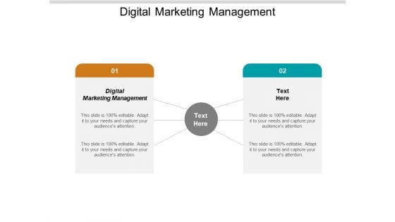 Digital Marketing Management Ppt PowerPoint Presentation Ideas Aids Cpb