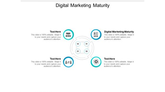 Digital Marketing Maturity Ppt PowerPoint Presentation File Graphics Tutorials Cpb Pdf