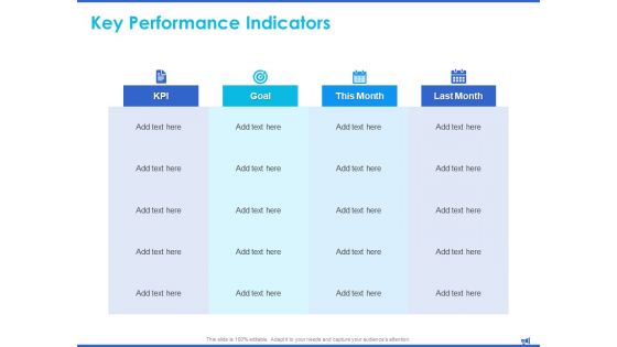 Digital Marketing Progress Key Performance Indicators Goal Ppt Slides Example PDF