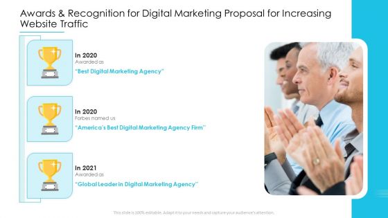 Digital Marketing Proposal For Increasing Website Traffic Ppt PowerPoint Presentation Complete Deck With Slides