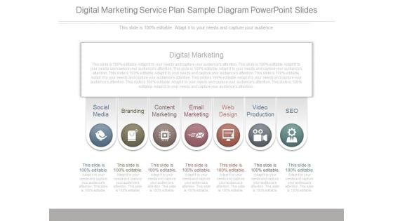 Digital Marketing Service Plan Sample Diagram Powerpoint Slides