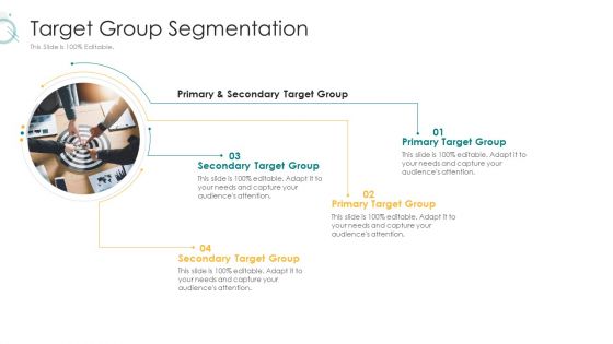 Digital Marketing Strategy And Technological Adaptation Target Group Segmentation Ideas PDF