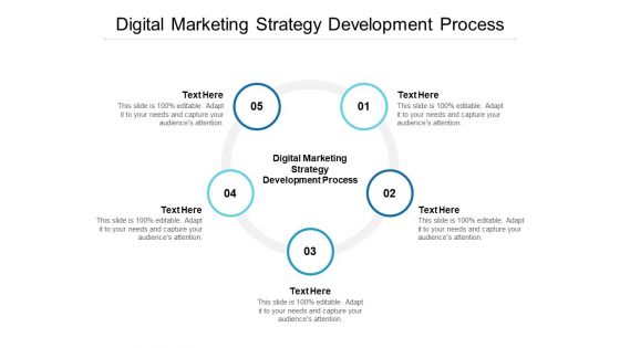 Digital Marketing Strategy Development Process Ppt PowerPoint Presentation Ideas Vector Cpb