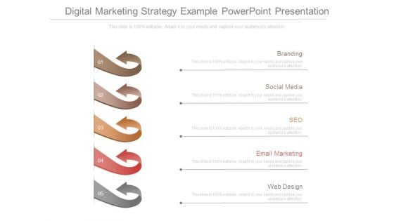 Digital Marketing Strategy Example Powerpoint Presentation