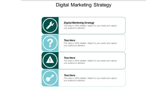 Digital Marketing Strategy Ppt PowerPoint Presentation Model Layouts Cpb