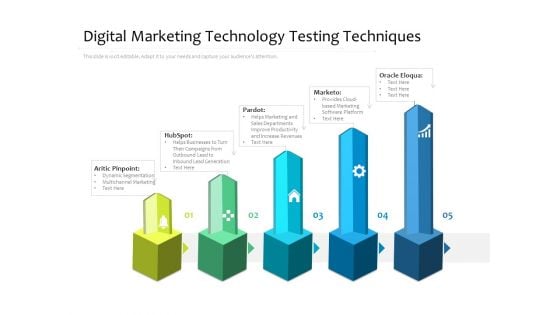 Digital Marketing Technology Testing Techniques Ppt PowerPoint Presentation Icon Show PDF
