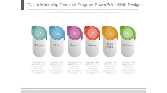 Digital Marketing Template Diagram Powerpoint Slide Designs