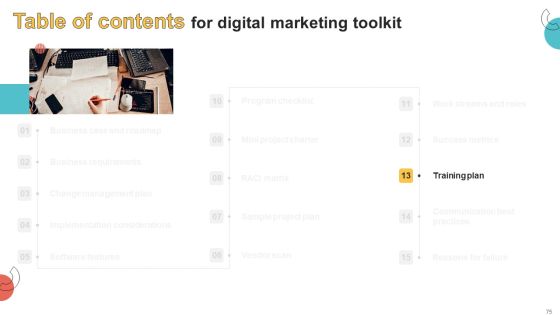 Digital Marketing Toolkit Ppt PowerPoint Presentation Complete Deck With Slides Slide75