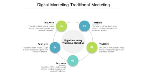 Digital Marketing Traditional Marketing Ppt PowerPoint Presentation Slides Themes Cpb