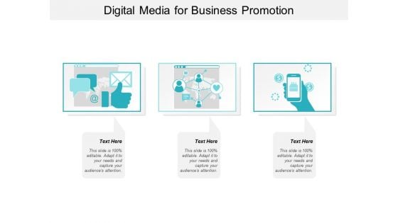 Digital Media For Business Promotion Ppt PowerPoint Presentation Ideas Show