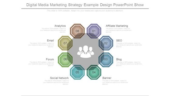 Digital Media Marketing Strategy Example Design Powerpoint Show
