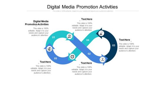 Digital Media Promotion Activities Ppt PowerPoint Presentation Infographics Slide Cpb