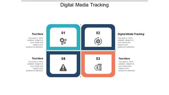 Digital Media Tracking Ppt PowerPoint Presentation Icon Visual Aids Cpb