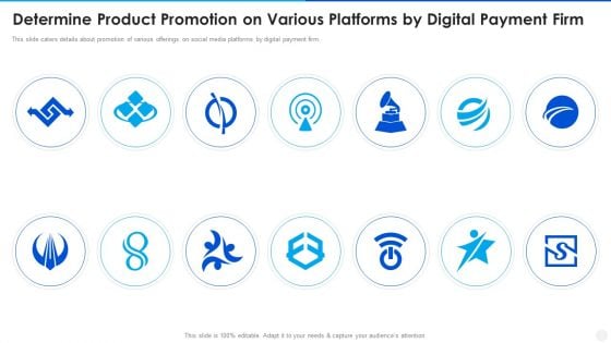 Digital Payment Solution Company Stakeholder Determine Product Promotion On Various Summary PDF