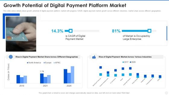 Digital Payment Solution Company Stakeholder Growth Potential Of Digital Payment Platform Market Brochure PDF